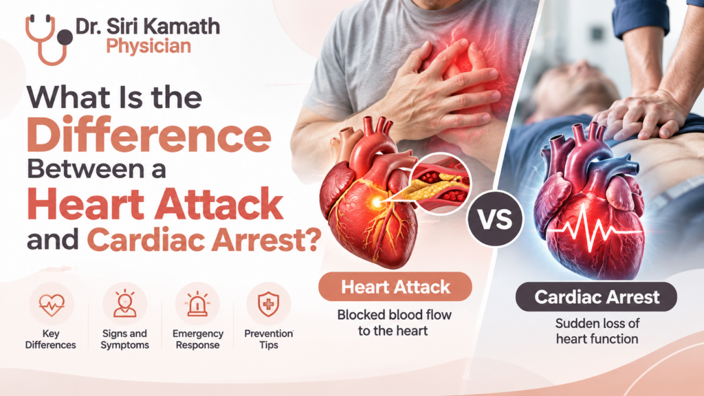 Heart Attack vs Cardiac Arrest
